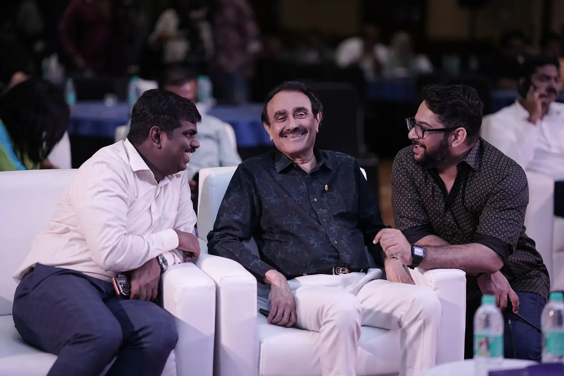Investors and operators on stage at a Pitch Studio edition